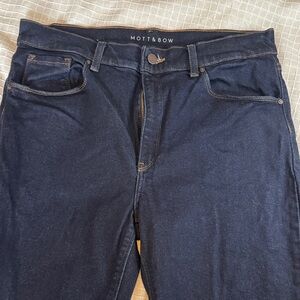 Mott & Bow Dark Wash Straight Leg Jeans